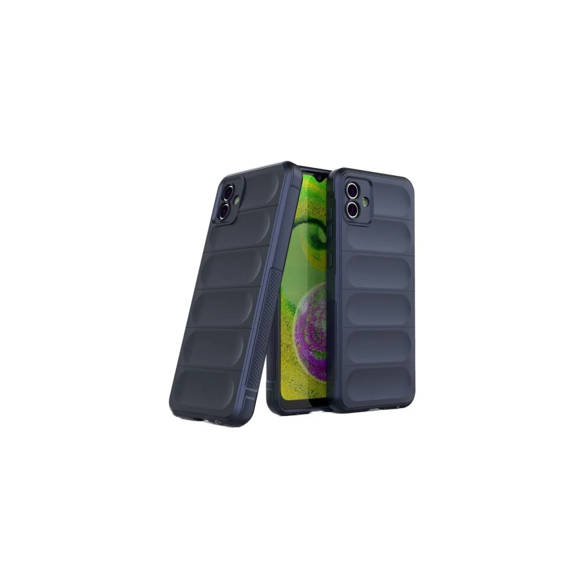 Samsung Galaxy A06 Kılıf Optimum Silikon - Lacivert görsel 2