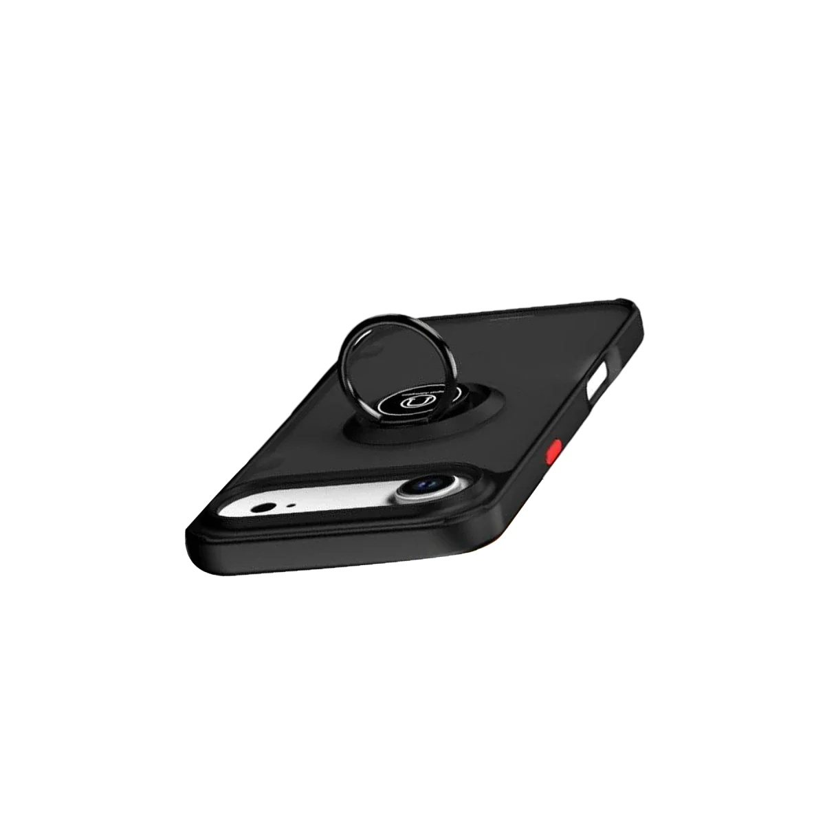 Apple iPhone 17 Air Montreal Yüzüklü Silikon Kapak - Siyah görsel 4