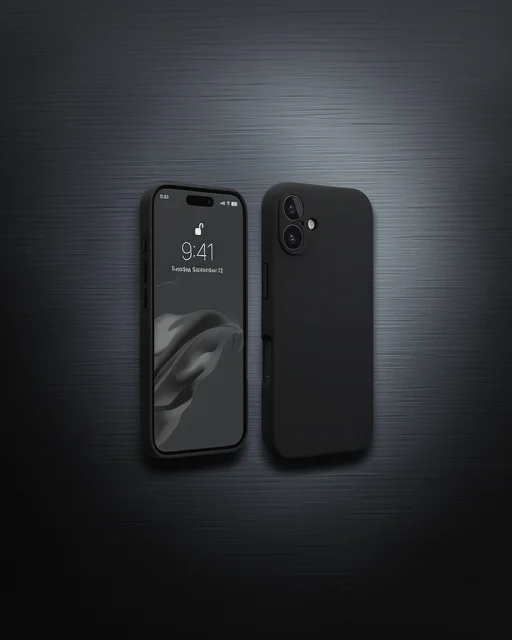 Apple İphone 16 Kılıf First Silikon - Siyah
