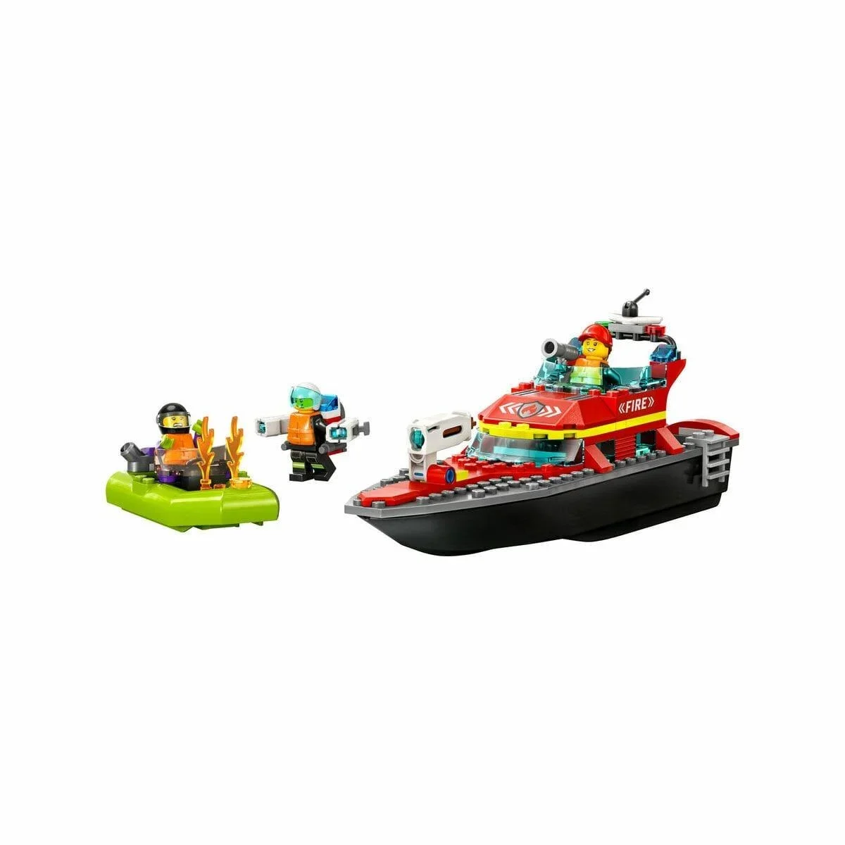 60373 Lego City - İtfaiye Kurtarma Teknesi 144 parça +5 yaş görsel 2