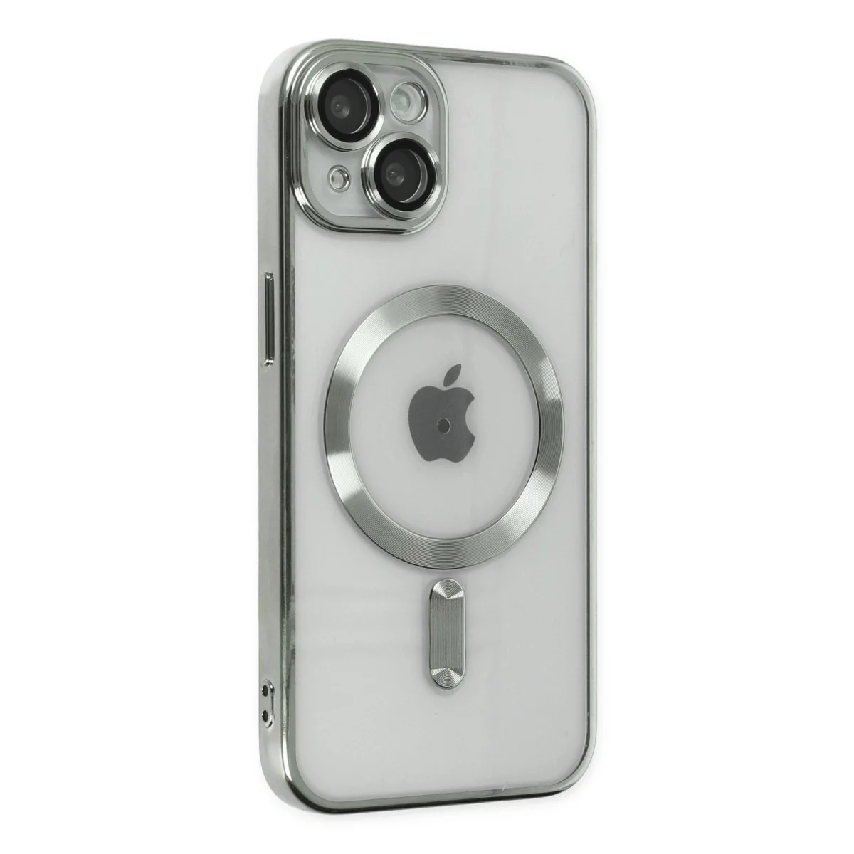 Apple İphone 14 Kılıf Kross Magneticsafe Kapak - Gümüş görsel 2