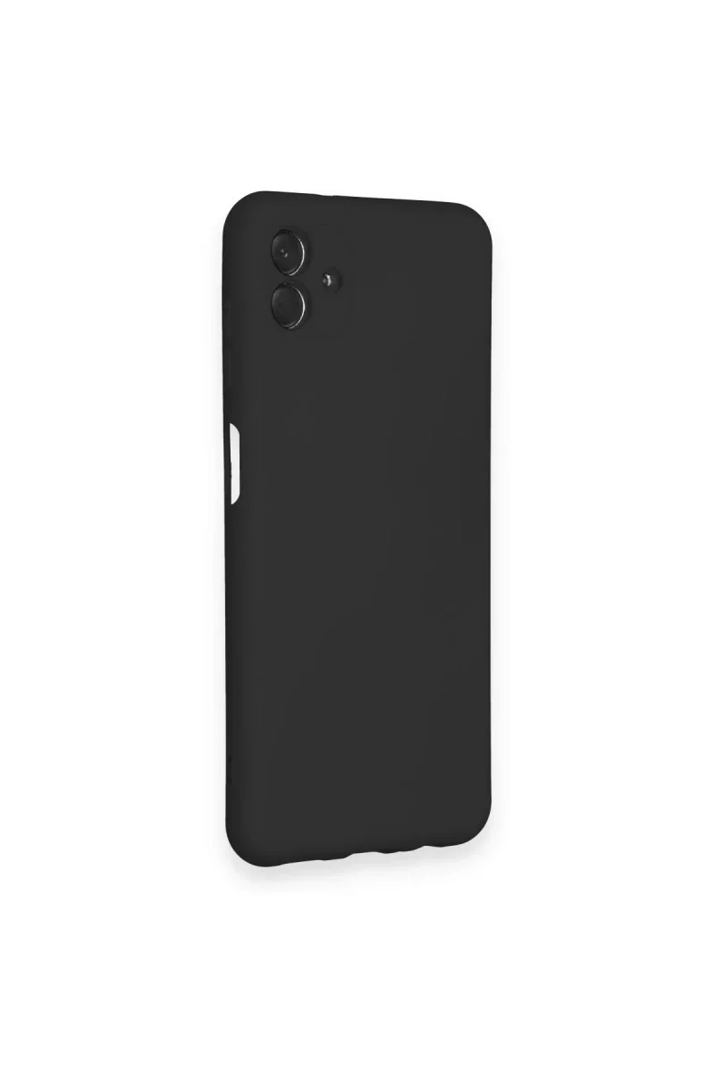 Samsung Galaxy A04 Kılıf Nano içi Kadife Silikon - Siyah görsel 2