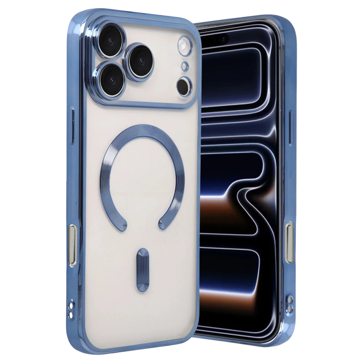 Apple iPhone 18 Pro Kross Magneticsafe Kapak - Sierra Blue