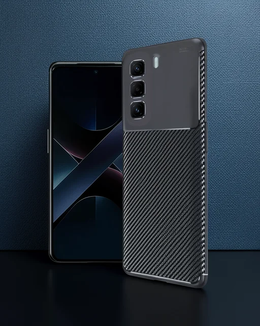 İnfinix Hot 50 Pro Plus 4g Auto Focus Karbon Kapak - Siyah
