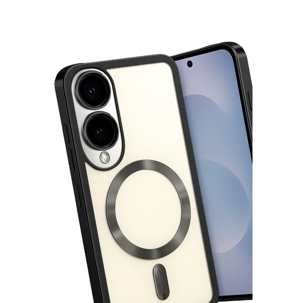 Samsung Galaxy S25 Edge Kross Magneticsafe Kapak - Siyah görsel 3