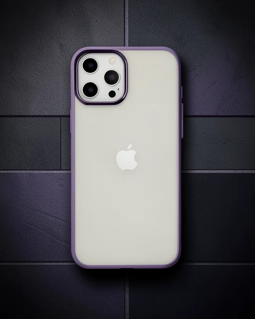 Apple İphone 12 Pro Max Kılıf Element Silikon - Mor