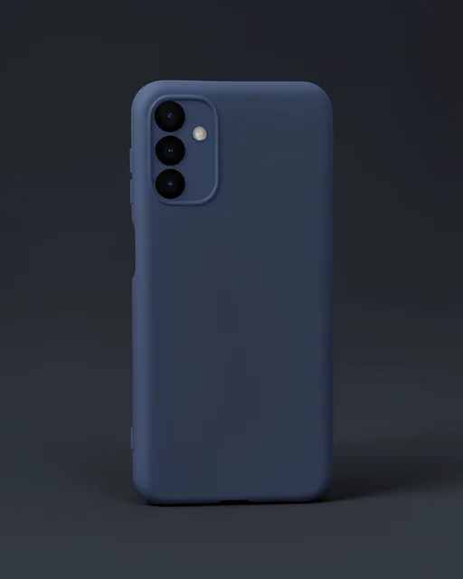 Samsung Galaxy A04s Kılıf Nano İçi Kadife Silikon - Lacivert