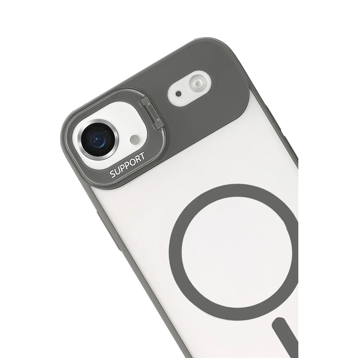 Joko Apple iPhone 17 Air Remim Lensli Magsafe Standlı Kapak - Titan Gri görsel 3