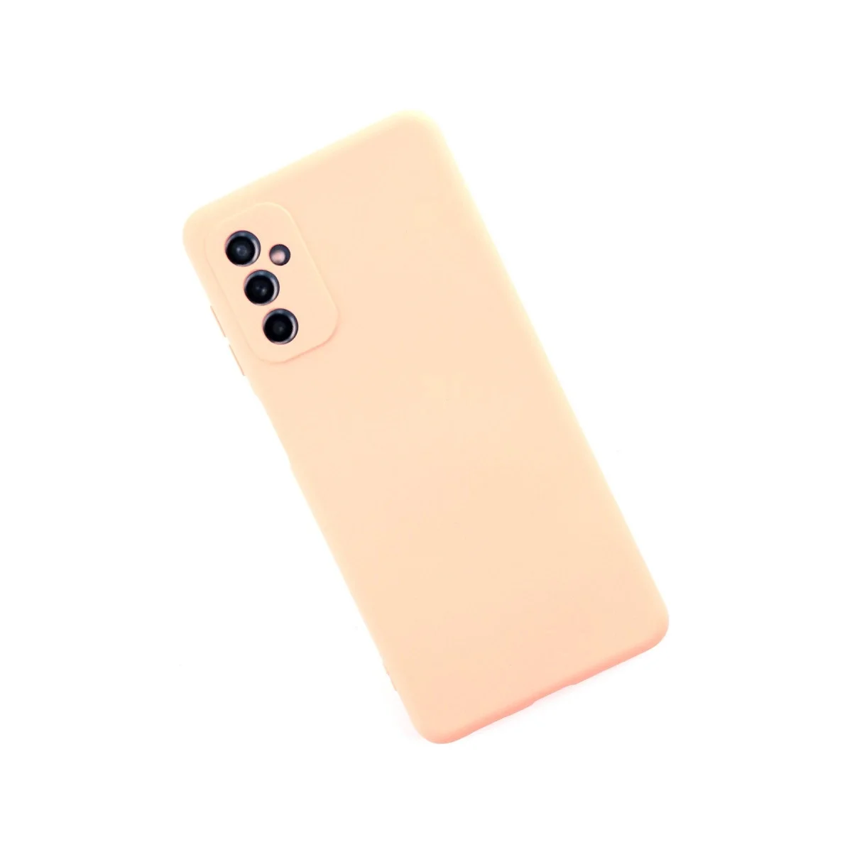 Samsung Galaxy M52 5g Kılıf Nano İçi Kadife Silikon - Pudra görsel 2