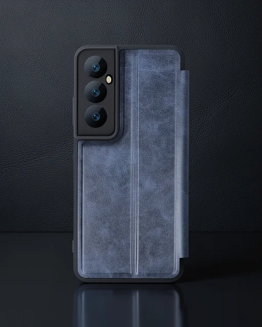 Realme C65 Kılıf Flip Cover - Lacivert