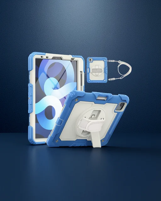 Apple İpad Pro 11 (2020) Kılıf Strap New Tablet Kapak - Mavi