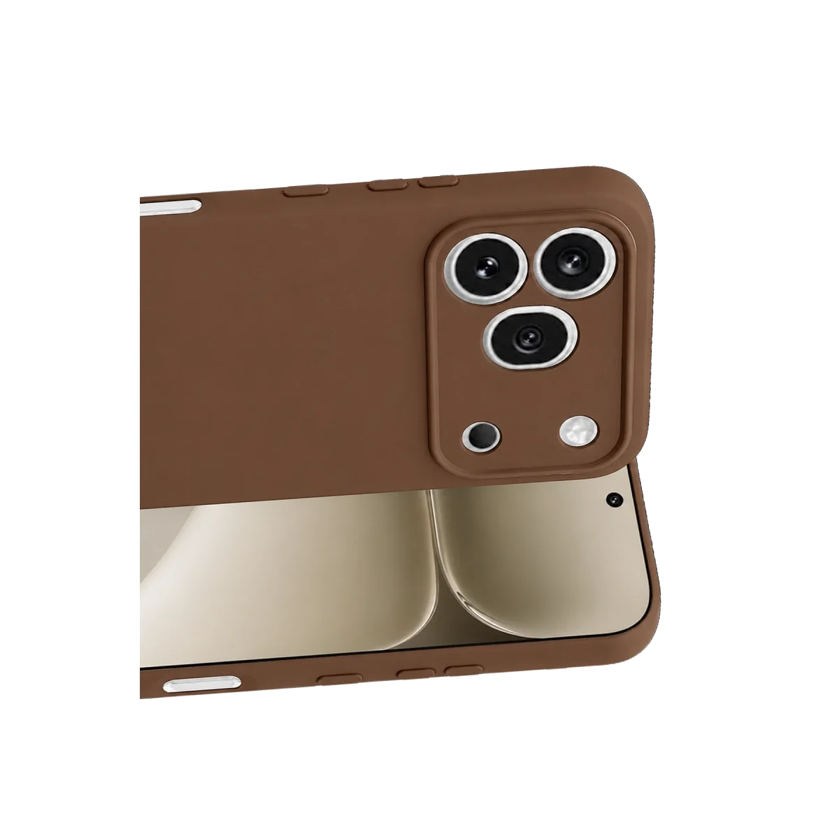 Huawei Honor 600 Pro First Silikon - Kahverengi görsel 2