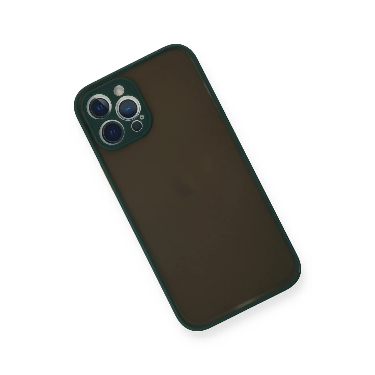Apple İphone 12 Pro Kılıf Montreal Silikon Kapak - Yeşil görsel 3