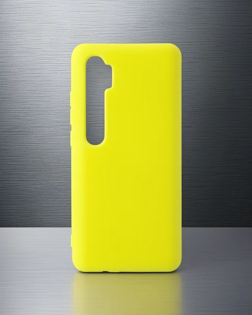 Xiaomi Mi Note 10 Lite Kılıf Nano İçi Kadife Silikon - Sarı