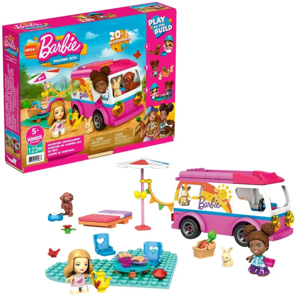 GWR35 MEGA™ Barbie®'nin Mega Karavanı 123 parça +5 yaş görsel 2