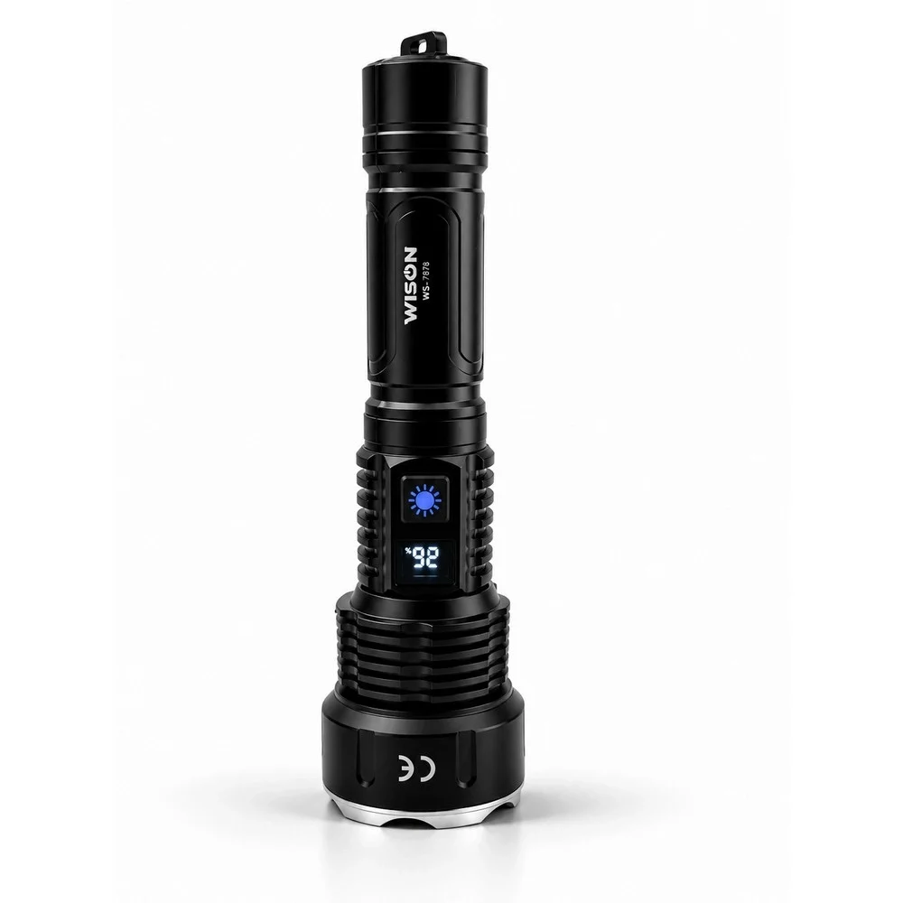 Wison Ws-7878 30watt 3000 Lümen Uzun Menzilli Usb Type-c Şarjlı El Feneri görsel 3