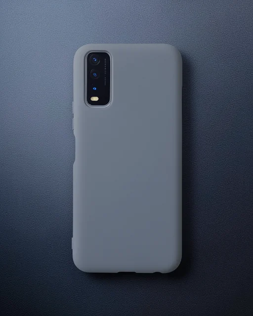 Vivo Y11s Kılıf Nano İçi Kadife Silikon - Gri