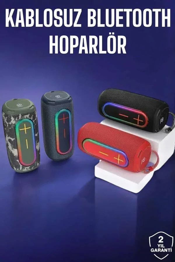 Kablosuz Bluetooth Hoparlör Taşınabilir görsel 2
