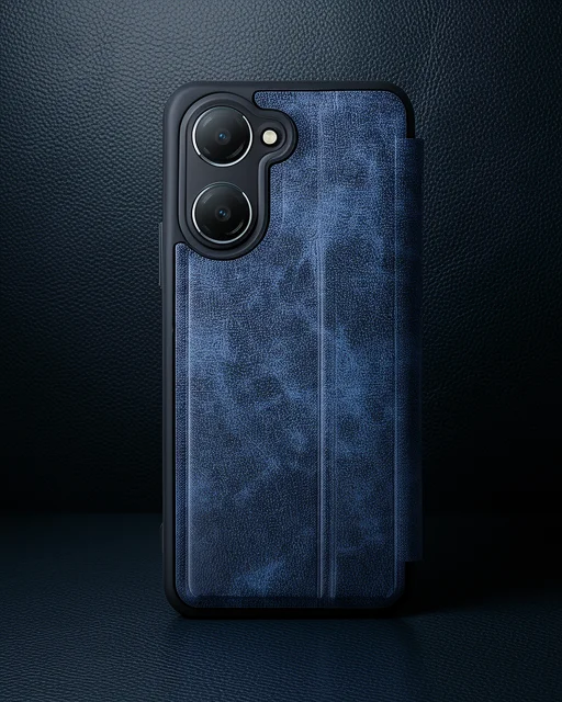 Vivo Y18 Kılıf Flip Cover - Lacivert