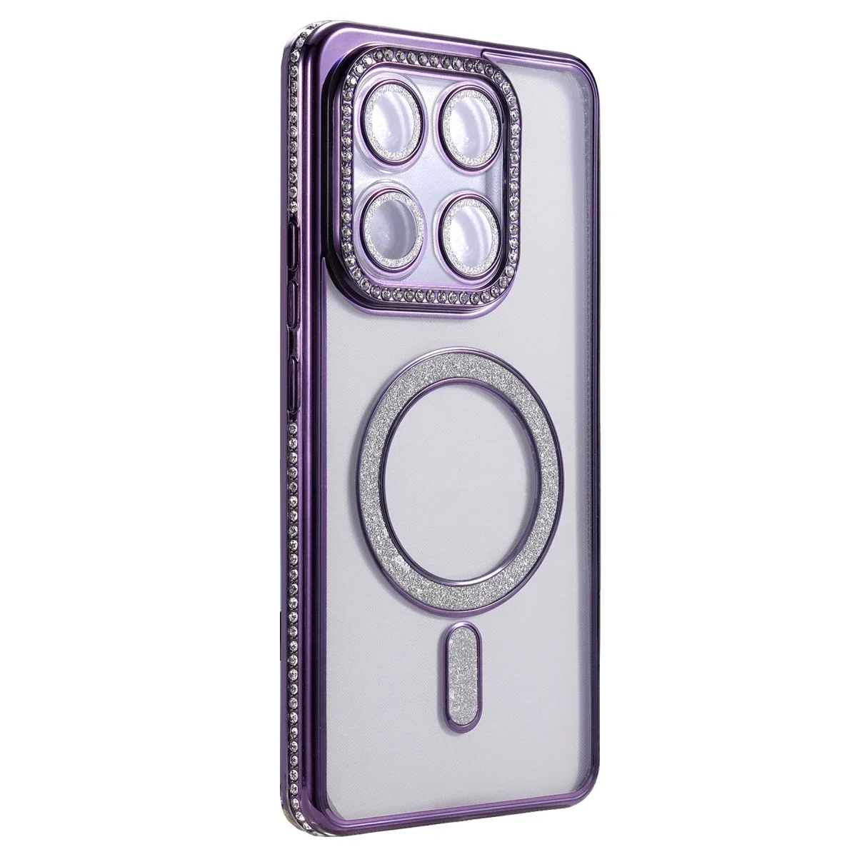 Xiaomi Mi 15T Pro Joke Simli Magneticsafe Kılıf - Derin Mor görsel 3