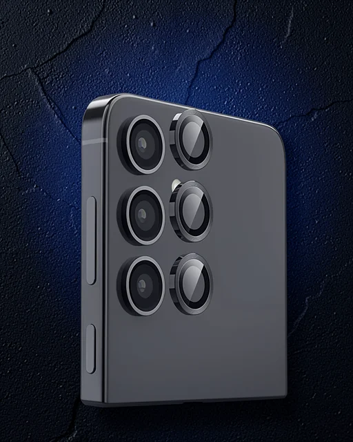 Samsung Galaxy S24 Fe Raze Metal Kamera Lens - Siyah