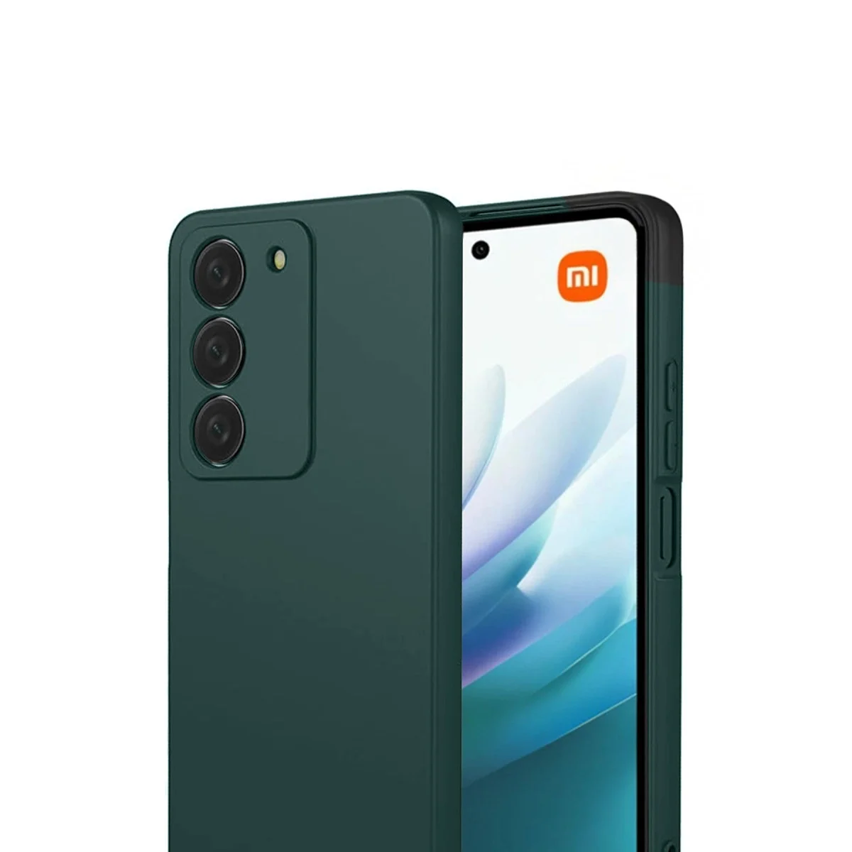 Xiaomi Redmi 15 4g First Silikon - Koyu Yeşil görsel 2