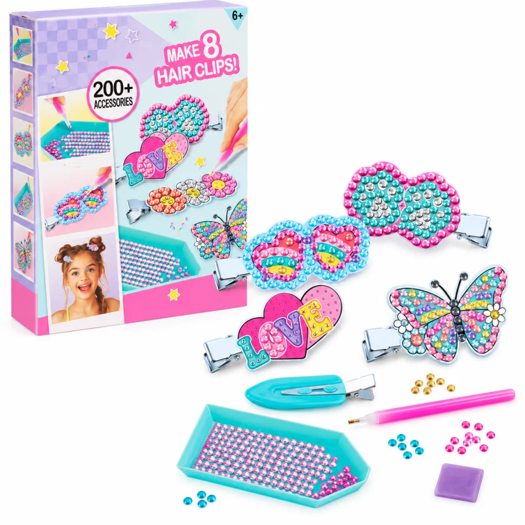 28851 Hobi Set Style 4EVER Dıamond Art Saç Tokası Yapımı görsel 3