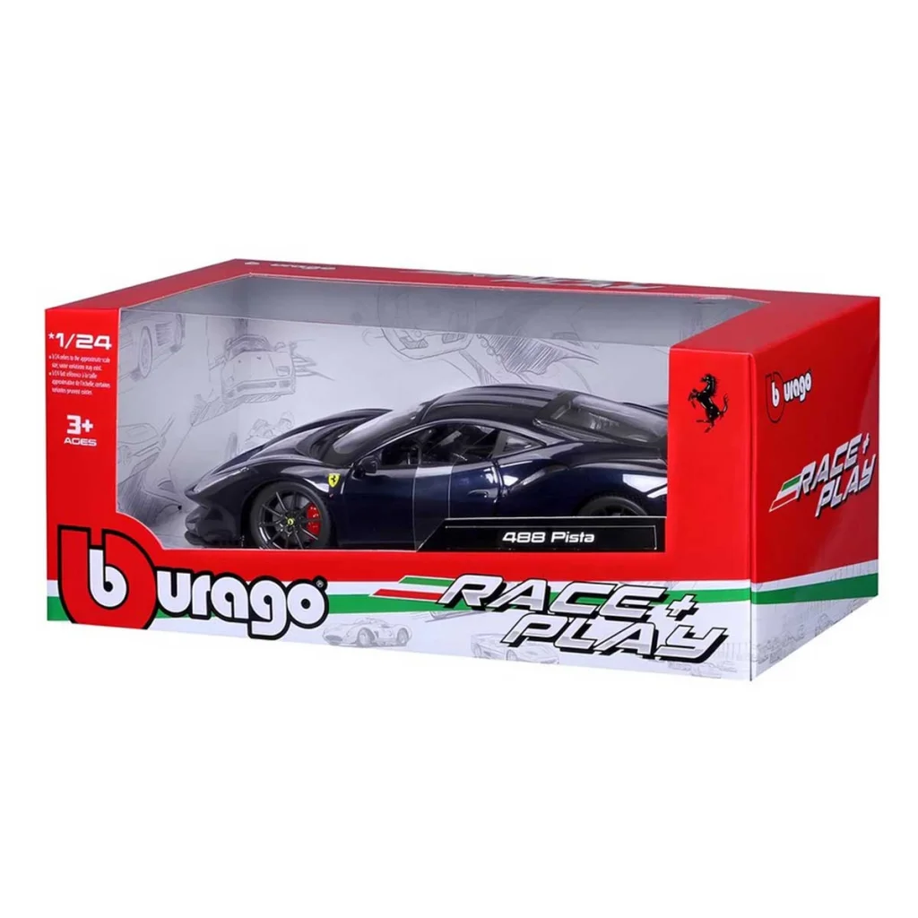 Bburago 1:24 Ferrari 488 Pista Model Araba görsel 3
