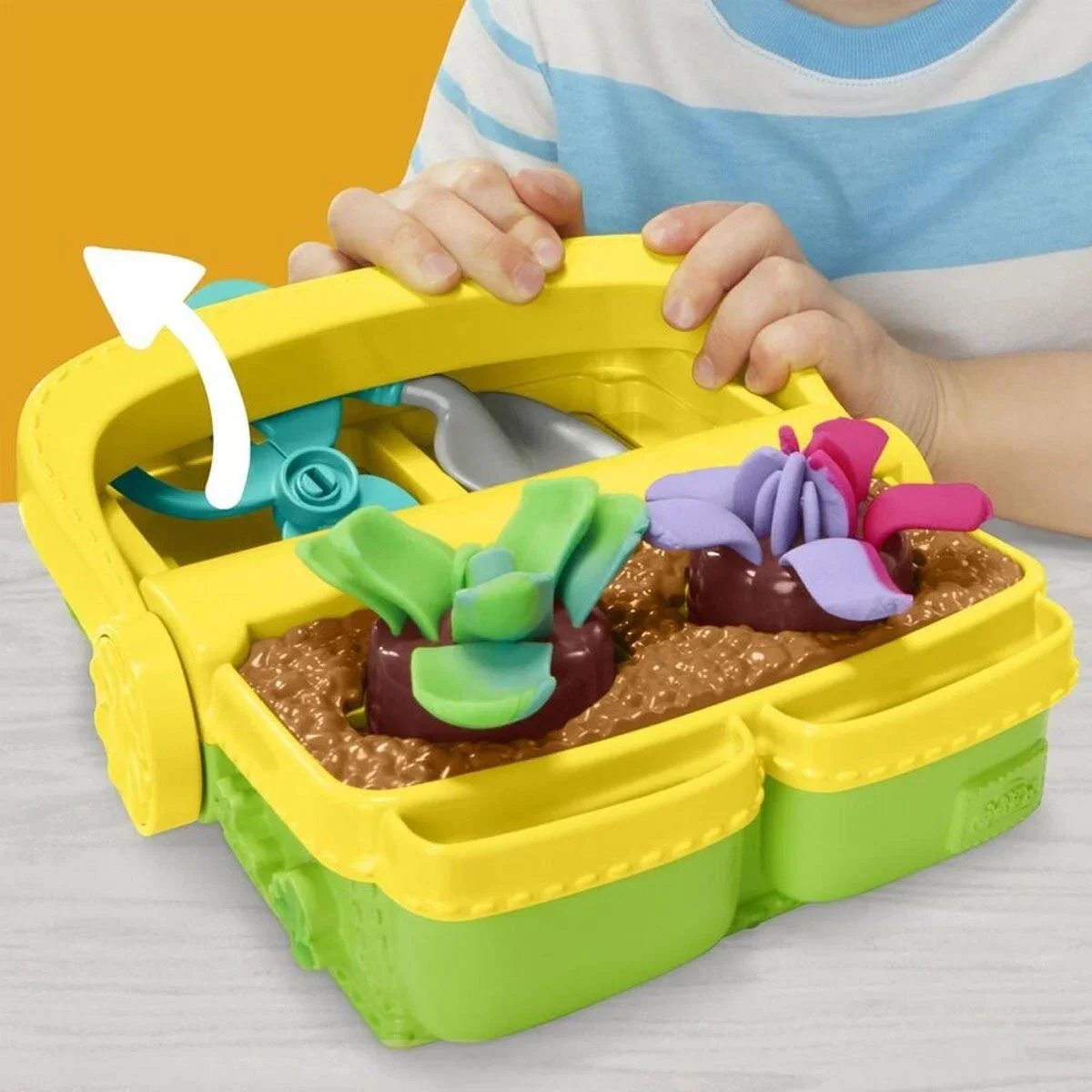 G0492 Play-Doh Renkli Çiçekler Botanik Oyun Seti +3 yaş görsel 3