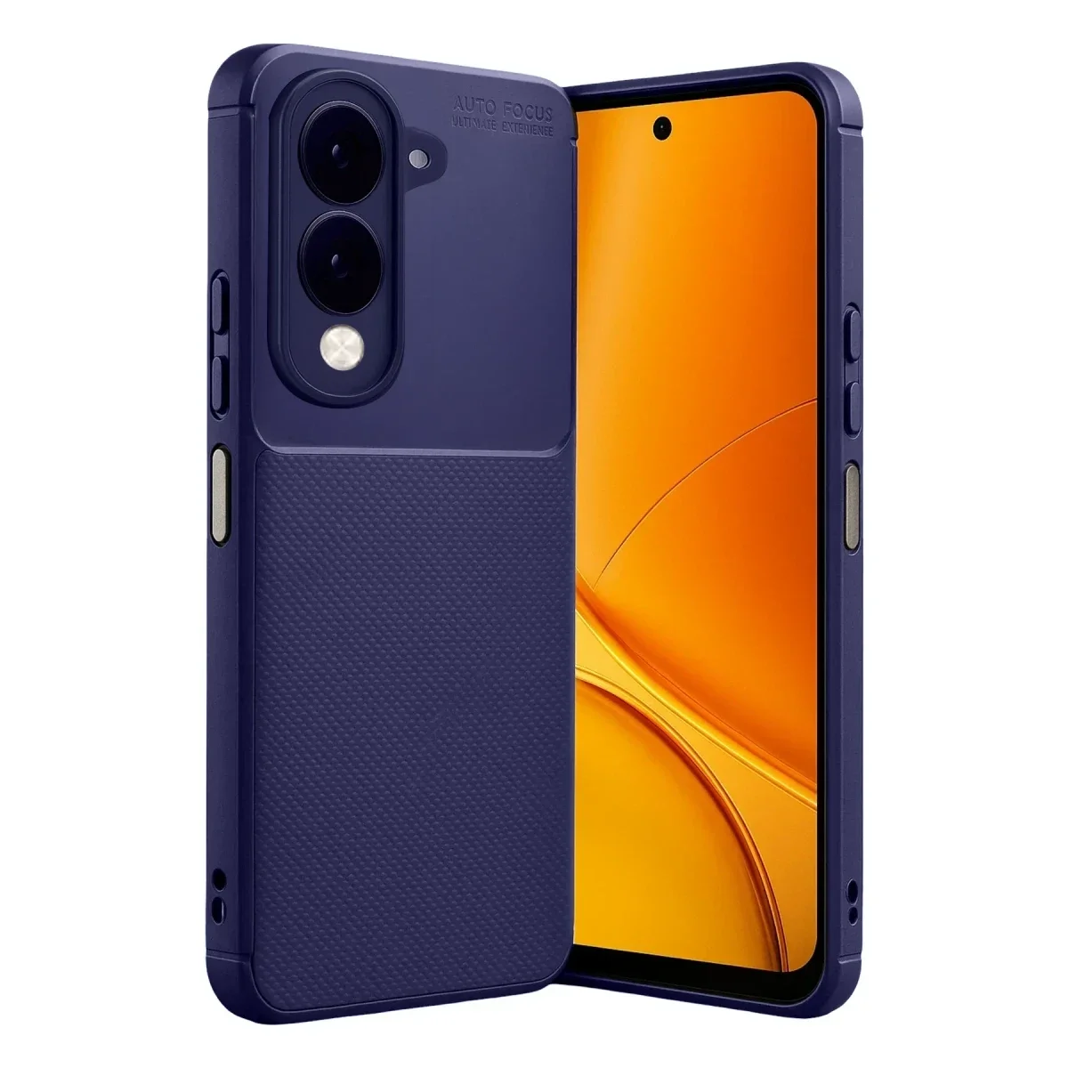 Vivo Y29S Auto Focus Karbon Kapak - Lacivert