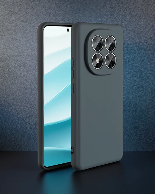 Xiaomi Redmi Note 14 Pro 5g Kılıf Nano İçi Kadife Silikon - Koyu Yeşil