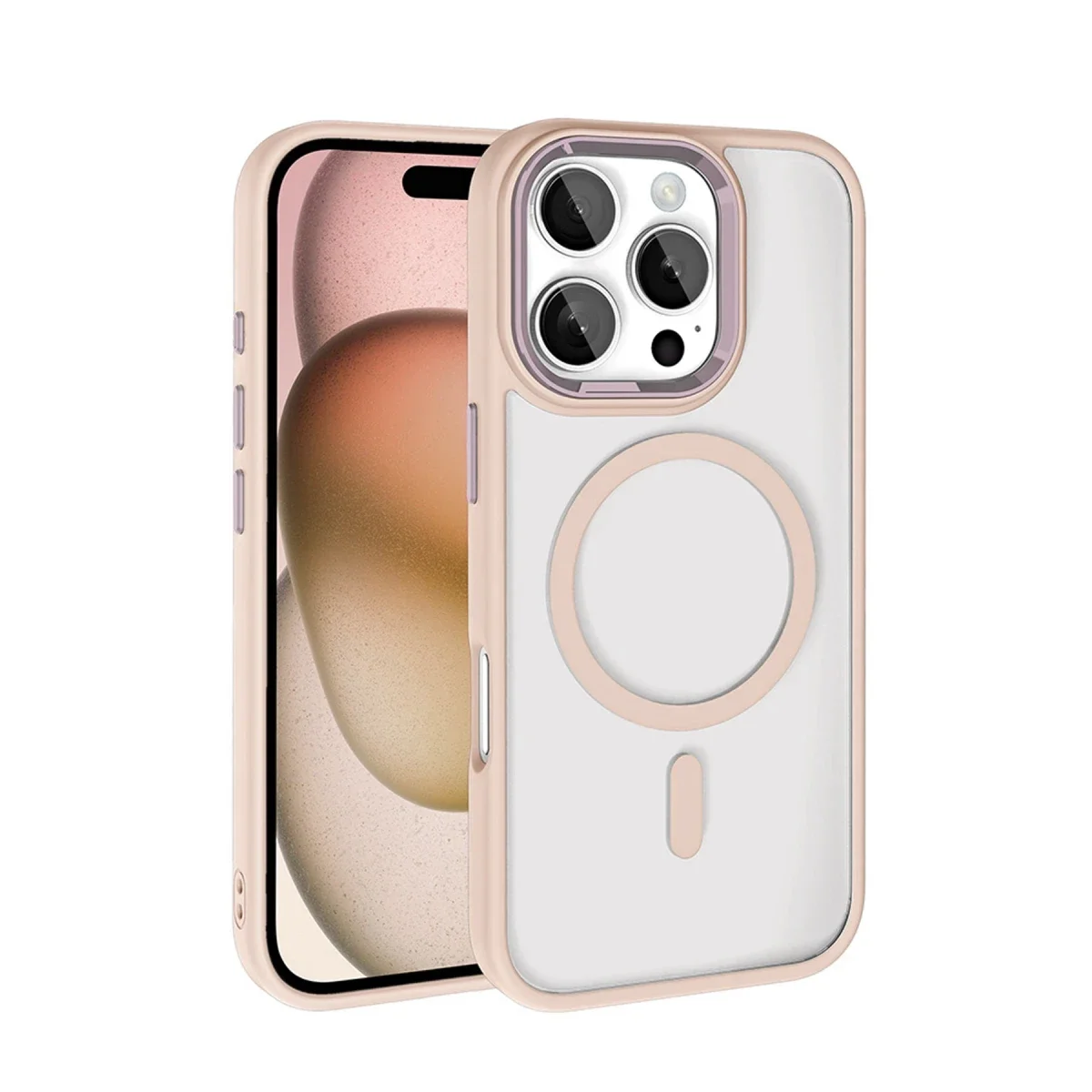 Joko Apple iPhone 16 Pro Max Terea Magsafe Kapak - Pembe