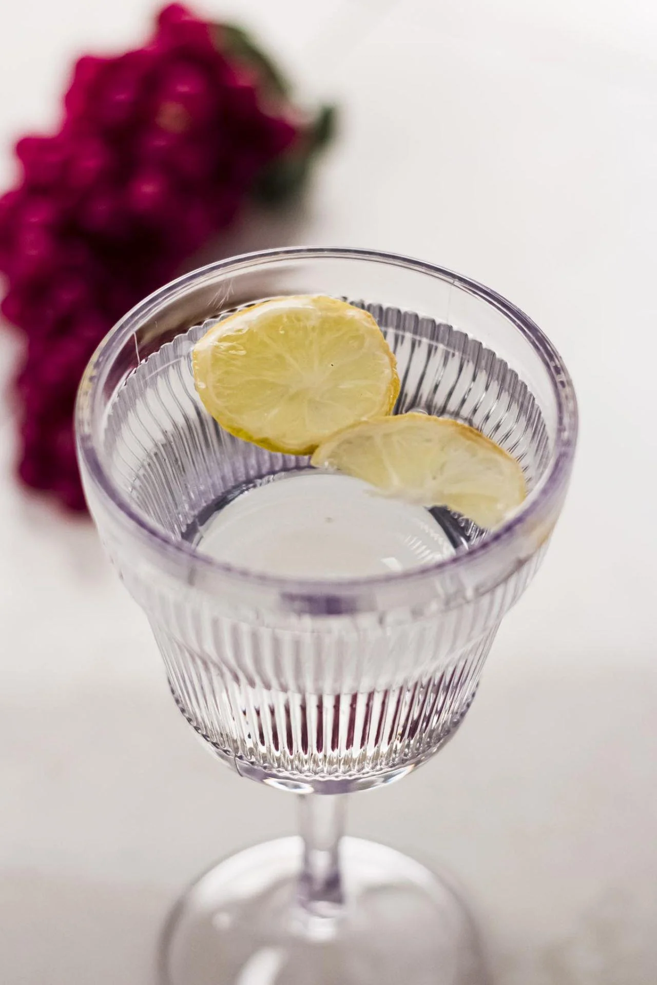 Akrilik Şeffaf Tekli Kadeh & Su Meşrubat Kahve Yanı Bardağı 300 ml ( Cam Değildir ) görsel 2