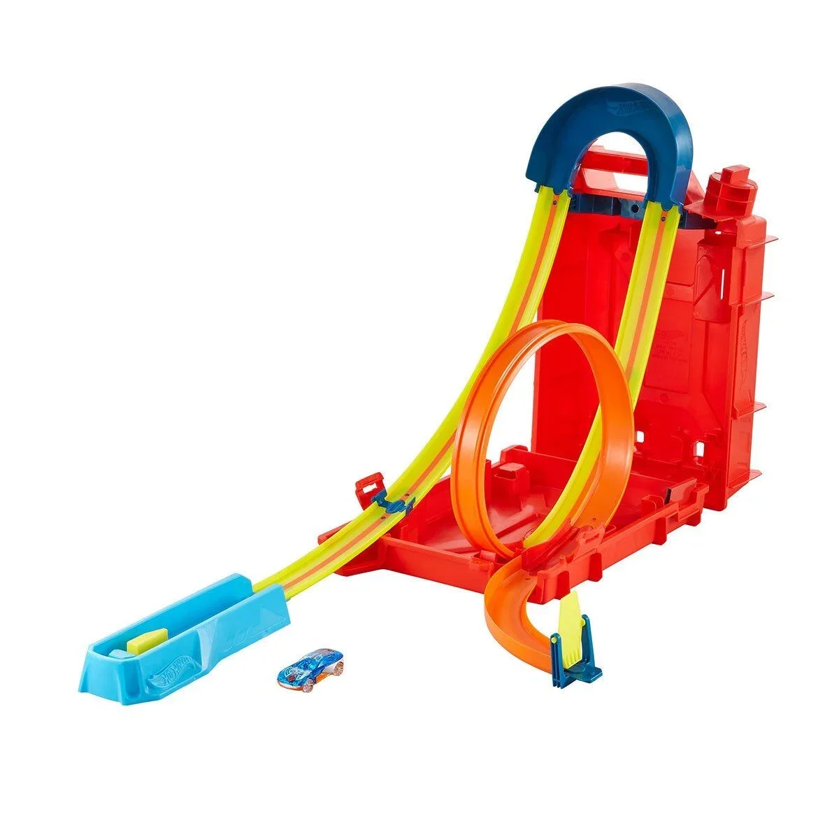 HDX78 HW Track Builder Benzin Bidonu Akrobasi Seti, Hot Wheels Track Builder görsel 3