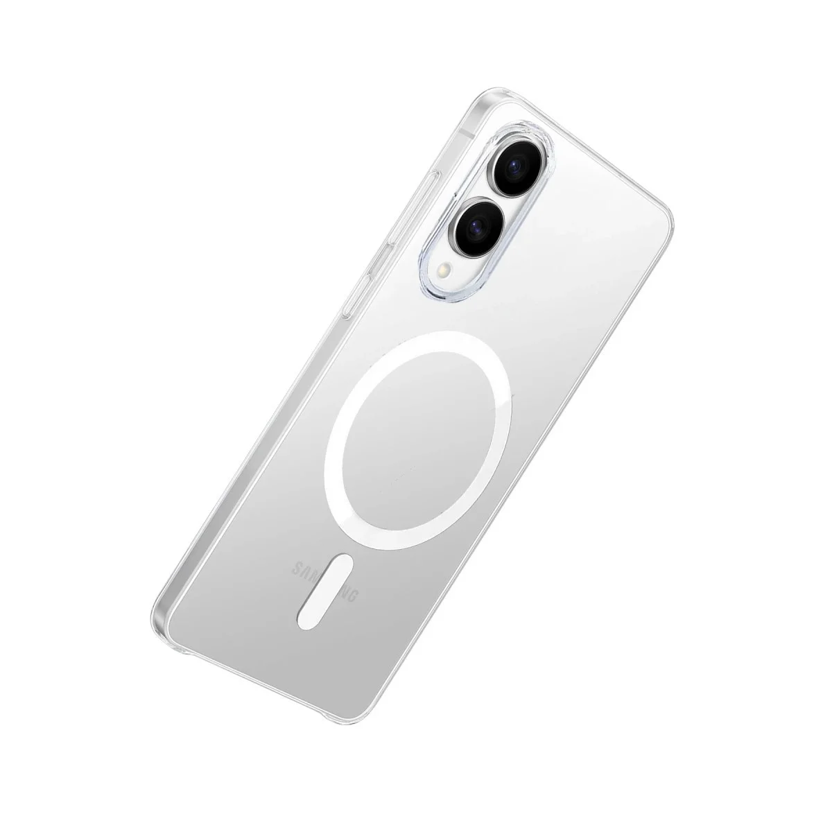Samsung Galaxy S25 Edge Kılıf Pc Zara Magsafe Şeffaf Kılıf - Şeffaf görsel 4