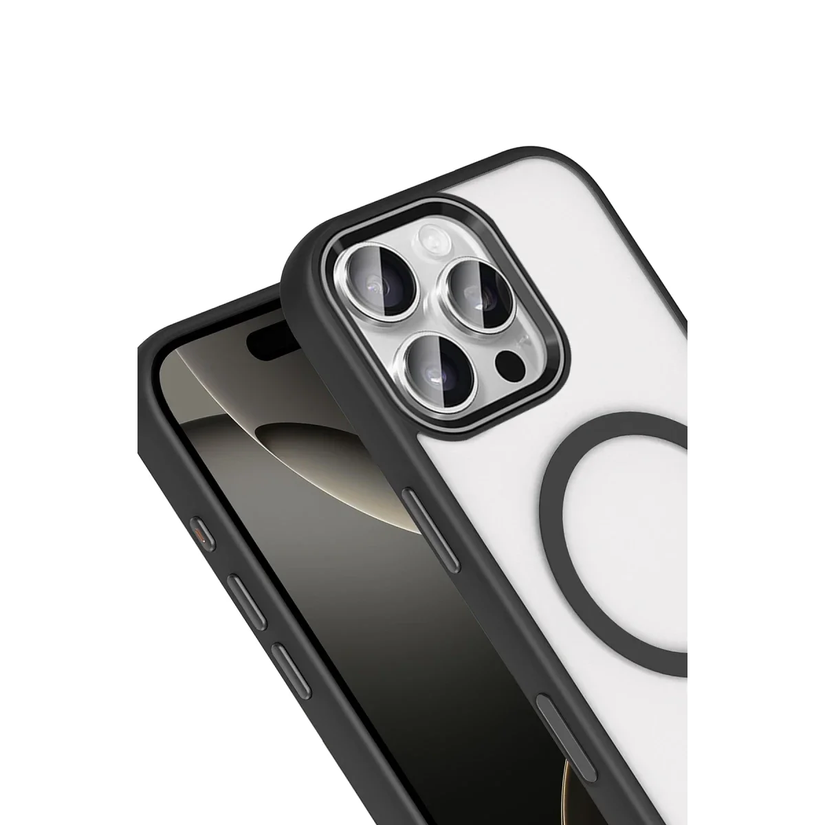 Joko Apple iPhone 16 Pro Max Terea Magsafe Kapak - Siyah görsel 2