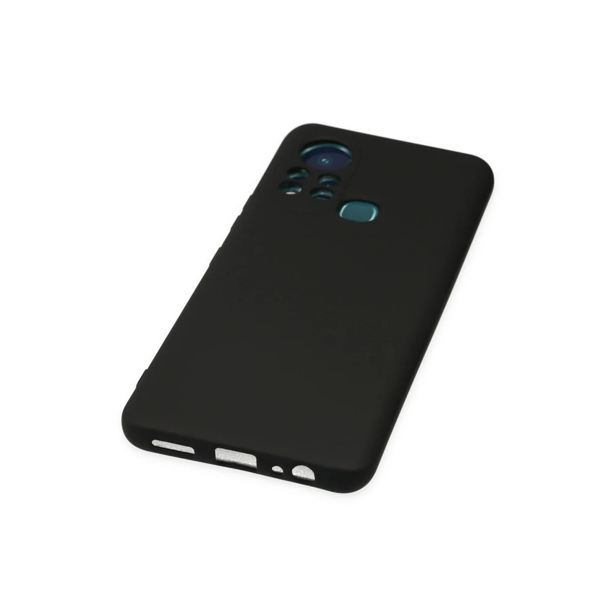 İnfinix Hot 11s Kılıf Nano İçi Kadife Silikon - Siyah görsel 4