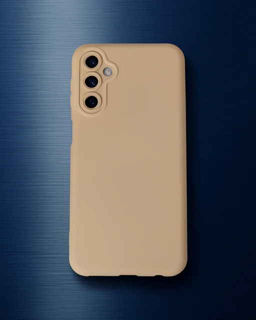 Samsung Galaxy M14 5g Kılıf Nano İçi Kadife Silikon - Pudra