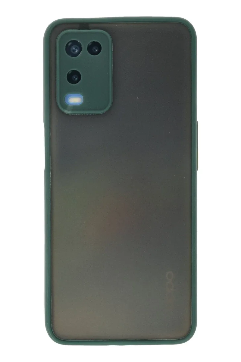 Oppo A54 4G Kılıf Montreal Silikon Kapak - Yeşil