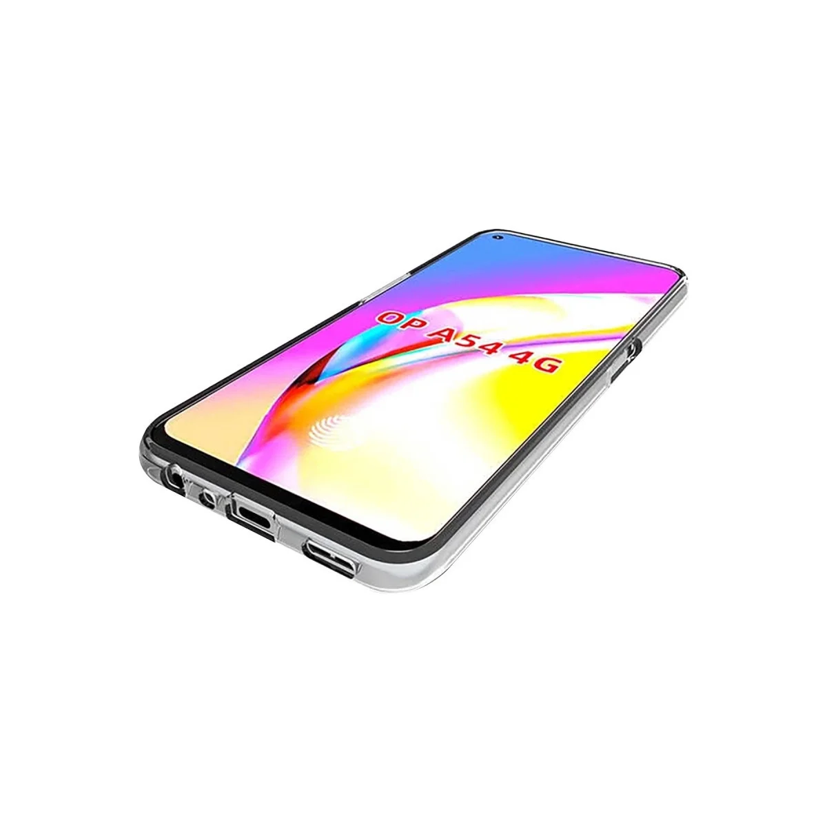 Oppo A54 4g Kılıf Lüx Şeffaf Silikon görsel 4