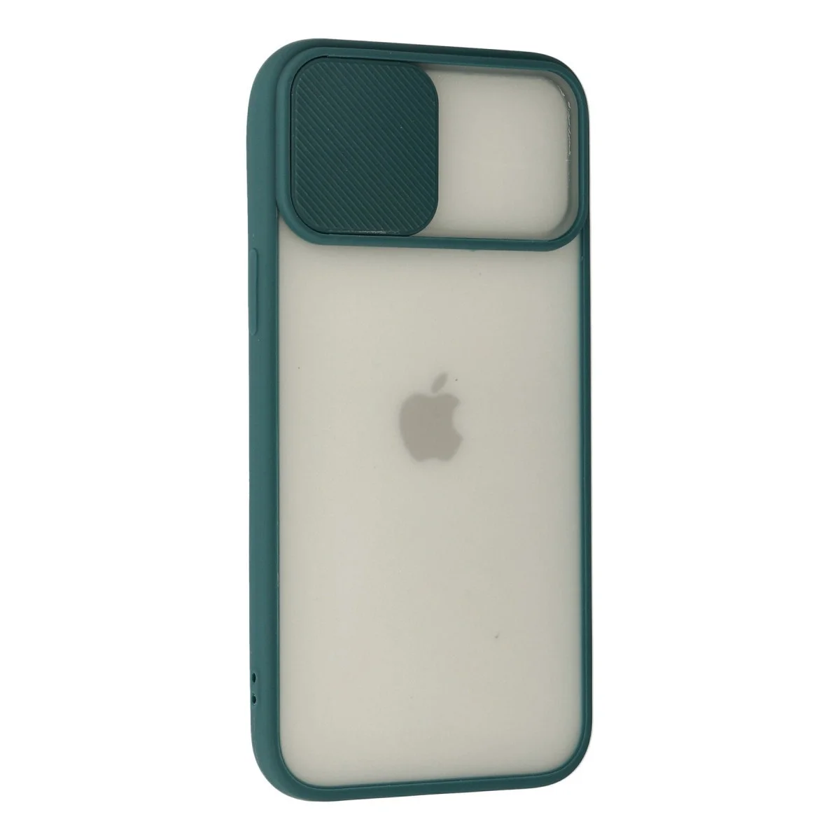 Apple İphone 12 Pro Max Kılıf Palm Buzlu Kamera Sürgülü Silikon - Yeşil görsel 3
