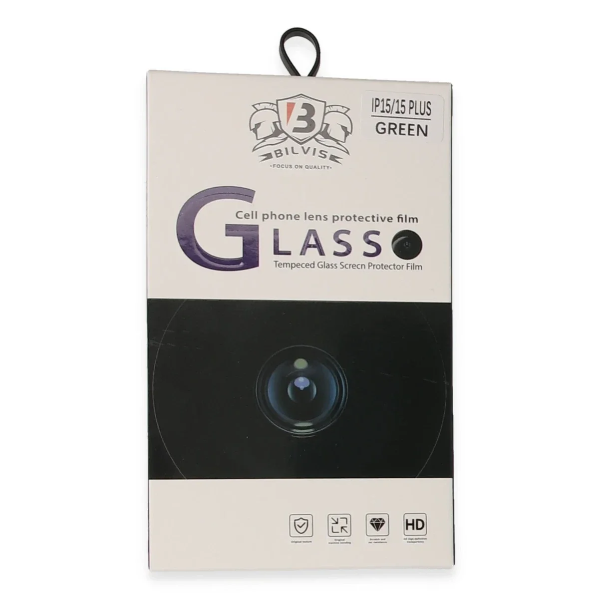Apple iPhone 15 Bilvis Titan Kamera Lens - Yeşil görsel 3