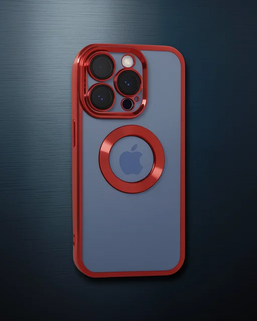Apple İphone 15 Pro Kılıf Slot Silikon - Kırmızı