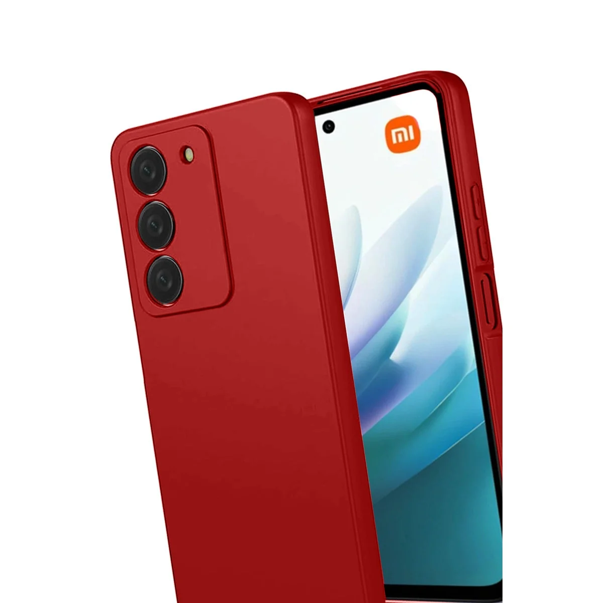 Xiaomi Redmi 15 4g First Silikon - Kırmızı görsel 3