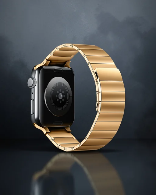 Apple Watch 42mm Kr404 Huks Kordon - Gold