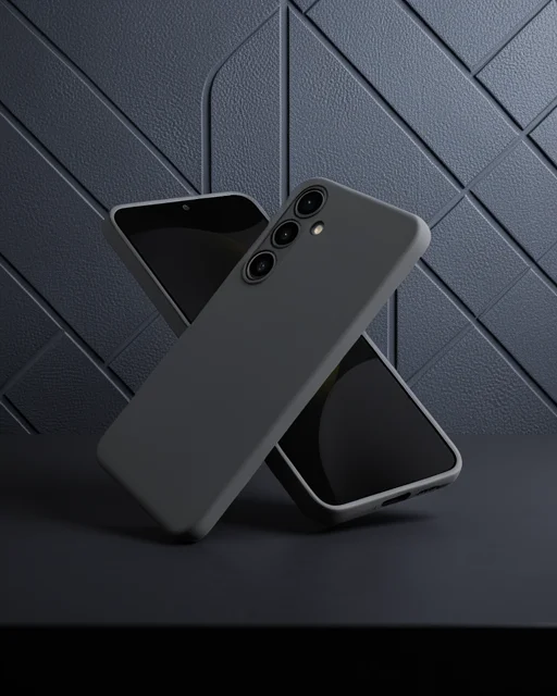 Samsung Galaxy A56 Kılıf First Silikon - Siyah