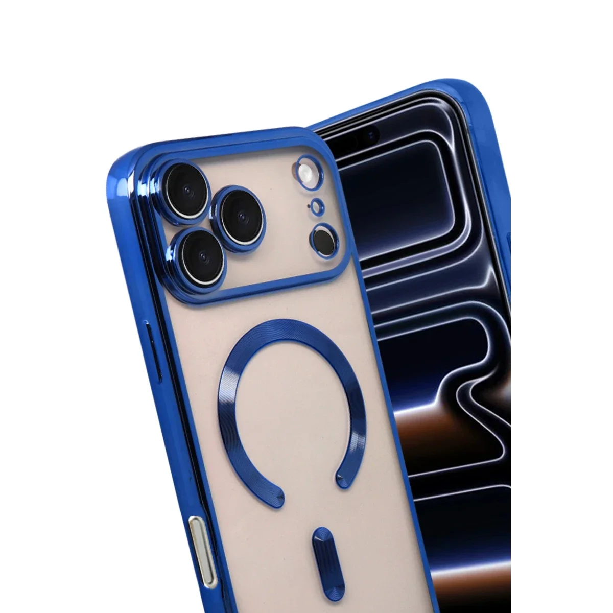 Apple iPhone 17 Pro Kross Magneticsafe Kapak - Lacivert görsel 3