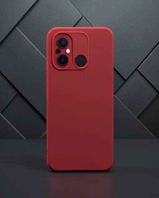 Xiaomi Redmi 12c Kılıf Volet Silikon - Beyaz