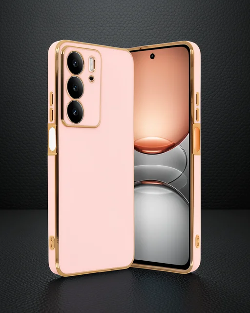 Realme C75 4g Kılıf Volet Silikon - Pembe