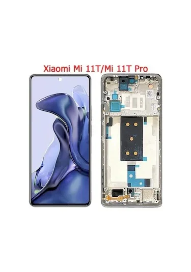 Mi 11T - Mi 11T Pro Uyumlu Ekran Dokunmatik Çıtalı görsel 2